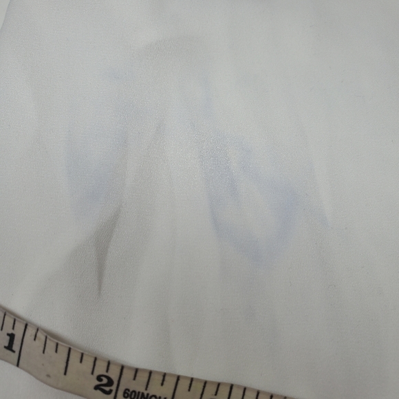 Patrizia Luca Milano Twofer White and Peach Blouse - Picture 7 of 9